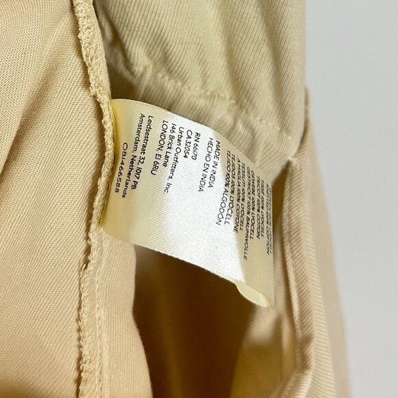 FREE PEOPLE Rae Waist Cutout Asymmetric Dress in Summer Khaki Size Large - Picture 11 of 14